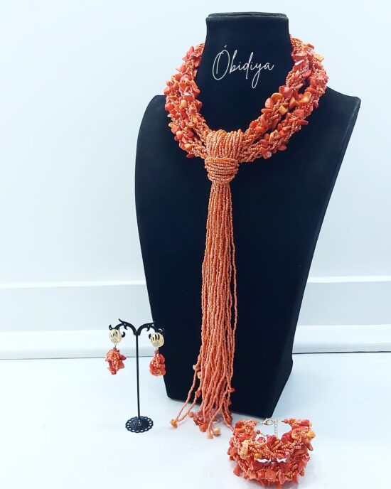 Coral Tie Jewelry